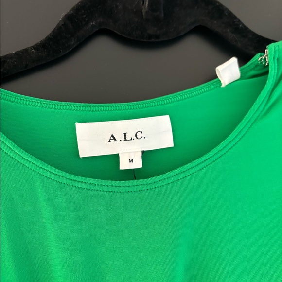 A.L.C. Adeline Dress in Fern - Picture 9 of 9